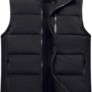 Chrisuno Puffer Vest Outdoor Casual Jacket Stand Collar image 1