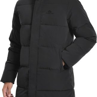 Pioneer Camp Long Winter Coat Hooded Waterproof Insulated image 1